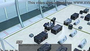 Busty Indian Milf Sex in 3D Cartoon Space