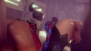 3D animated porn with Overwatch and more