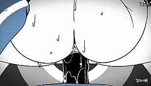 Mime and dash hmv in animated hentai style