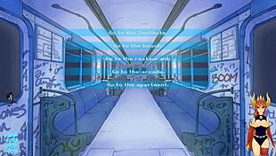 Night Lessons Part 1: Anime Girls Groped In Arcade Nudity Scene With Huge Tits