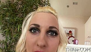 mature teen gets facial cumshot in sex tape