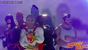 Sodomysquad Gay Heroes Suck And Fuck Big Monster Cocks