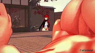 Mushoku Tensei Eris catches Roxy fucking and joins in sheer fantasy trailer