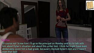 A wife and stepmother play game