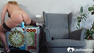 beauty with curly hair enjoys solo time