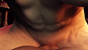 Alcina Dimitrescu Fucks Ethan Winter In Snowy Busty Milf Sex