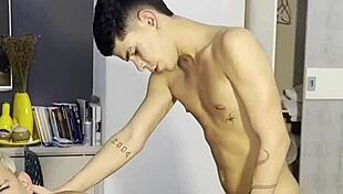 Nephew Arrives Early And Sees Uncles