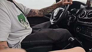 They caught me blowing my stepbrother in the car