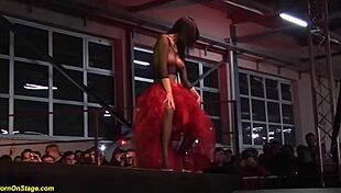 Skinny step-siblings try out their sex desires in public