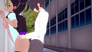 Nemona Nemo and Iono Nanjamo Intense Sex