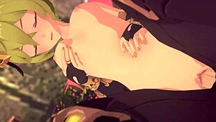 Garden ColleI Genshin Impact In 3D Cartoon Anime Nature