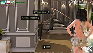 in fashion business, the mature woman strips and asks if you like her dick in this 3d anime scene