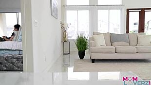 Stepmom Cheats With Deepthroat And Creampie On Young Cock