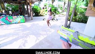 Tiny Latina Offers Tight Pussy