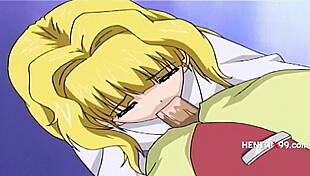 Student gets creampie in career counselling hentai