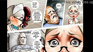 Night nurse appears in intriguing cartoon comics