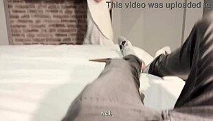 Sharing a hotel bed with a coworker leads to sex