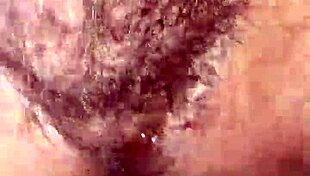 Close Up Of Huge Cock Entering And Exiting Hairy Ass Until Rough Cumshot