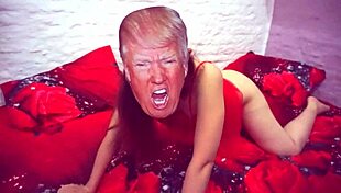 A sexy gay guy fucks donald trump really hard in this amateur scene.