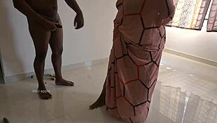 tamil maid prabha jerks owner cock passionately between chores