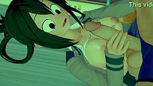 Froppy en su uniforme escolar visita la enfermería para correr unas pajas versión adulta