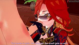 Mavuika Having Sex In Jean's Office Genshin Impact Fantasy