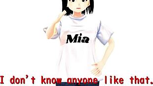 perverted nurse plays doctor with anime girl in hentai style