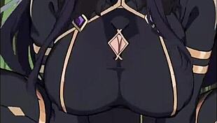 Intense fucking of anime bitches with big cocks.