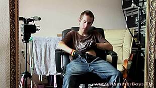 Patrik Gregor is home alone, ready for some big cock action