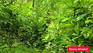 research in bush leads to intense outdoor sex with monster cock