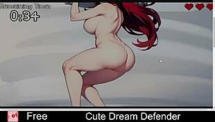 Cute Dream Defender In Hentai Game