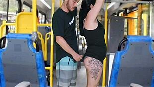 Yo, why rub your cock on her butt in public bus?