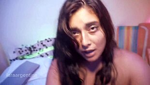 Pretty brunette gets her big pussy lips licked out