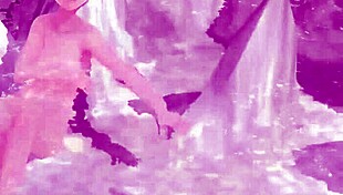 Wow, anime girl leo tries mixed bathing in secret hot spring without towel!