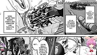 Hentai anal training intensifies with assfucking