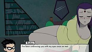 En este juego hentai, personajes adolescentes tienen aventuras sexuales en 18Titans Parte 10