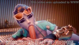 Widow Deepthroats Cock On The Beach