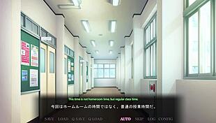 Oribe Mafuyu and Mikage Yuuki in secret lesson threesome