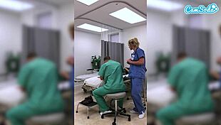 that hot milf nurse got fired for showing her pussy while fingering