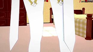 implacable gives blowjob in azur lane hentai