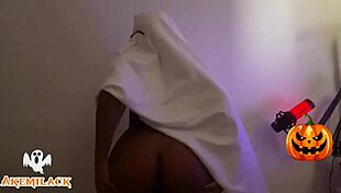 halloween night, sexy gay guys in lingerie getting wild outdoors