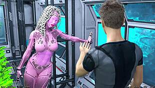 Stranded In Space Encountering A Shy Emo Girl