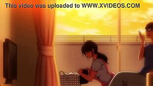 3D hentai featuring big-boobed girls seducing boys outdoors
