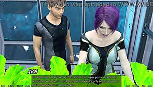 Stranded In Space Encountering A Shy Emo Girl