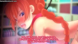 Hot horny redhead anime babe gets her pussy licked and fucked