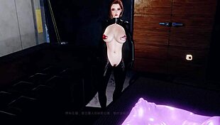 3D BBW Hot Asian Employee Interacts with Her Fat Boss