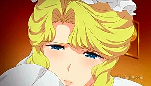 Rubia tetona maid, ready for hentai fun?