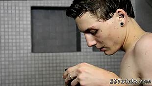 first time gay sex with boyfriends in bathroom bareback