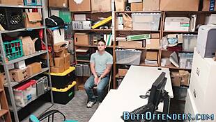 gay amateur thief caught in high definition reality