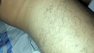 Guy fucks his step cousin at midnight in homemade video